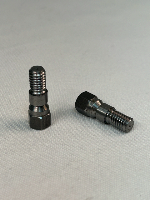 Hook Thread Stitching Pins specifically manufactured for repairing cast iron mechanical parts.