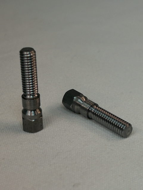 Hook Thread Stitching Pins specifically manufactured for repairing cast iron mechanical parts.