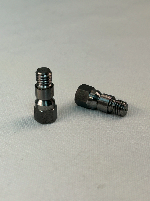 Hook Thread Stitching Pins specifically manufactured for repairing cast iron mechanical parts.